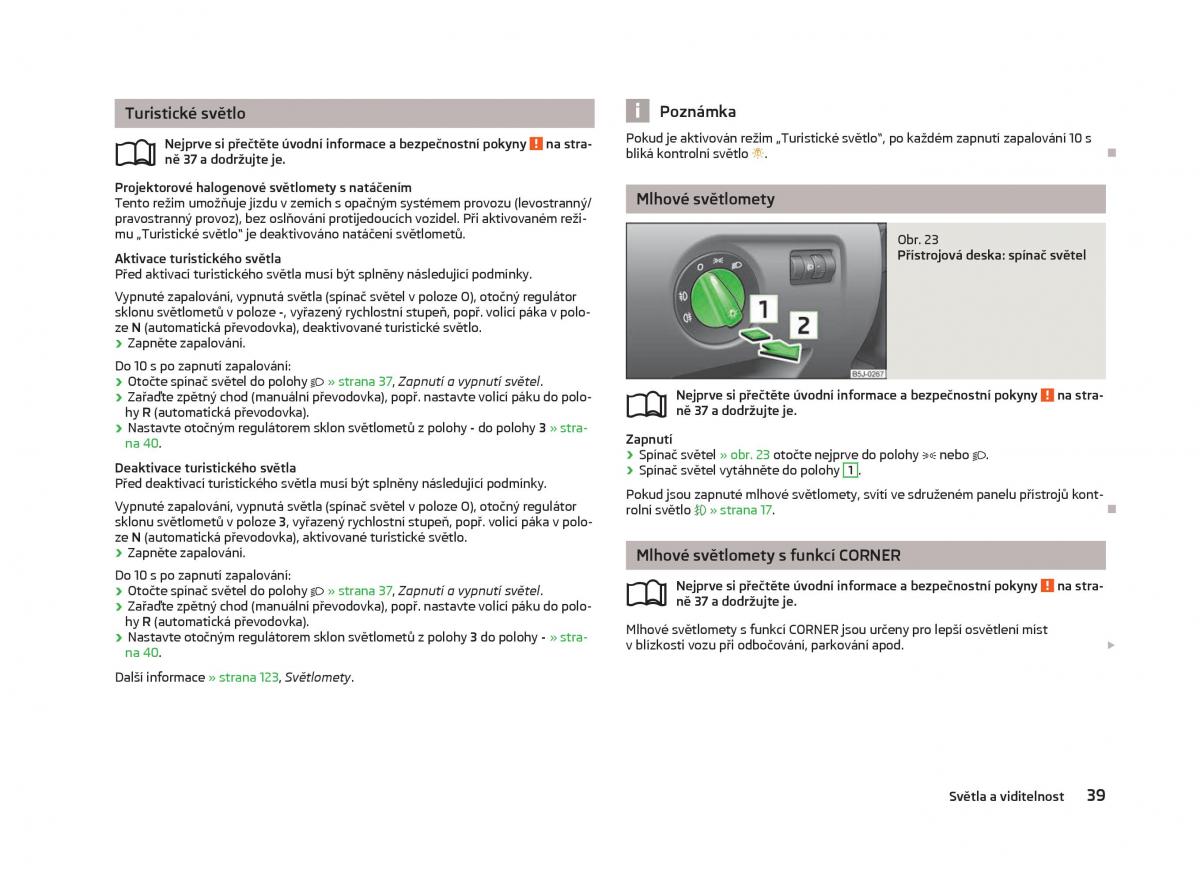 Skoda Fabia II 2 navod k obsludze / page 41