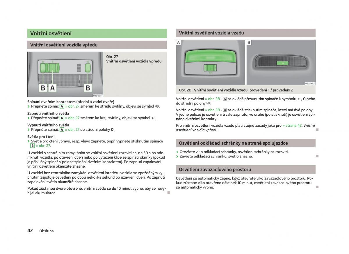 Skoda Fabia II 2 navod k obsludze / page 44