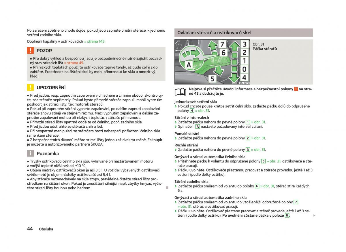 Skoda Fabia II 2 navod k obsludze / page 46