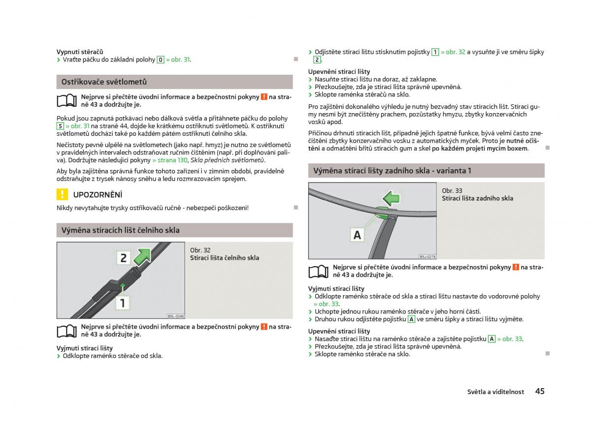 Skoda Fabia II 2 navod k obsludze / page 47