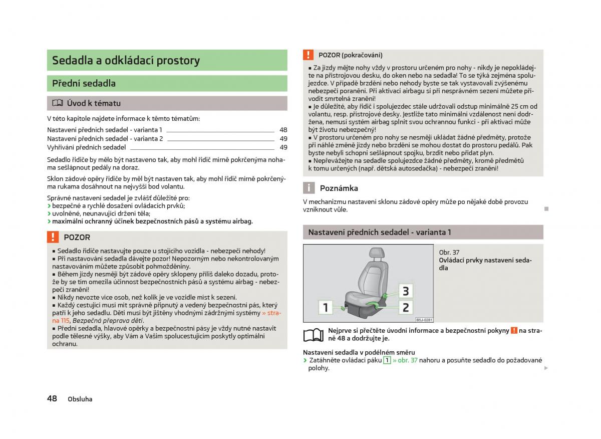 Skoda Fabia II 2 navod k obsludze / page 50