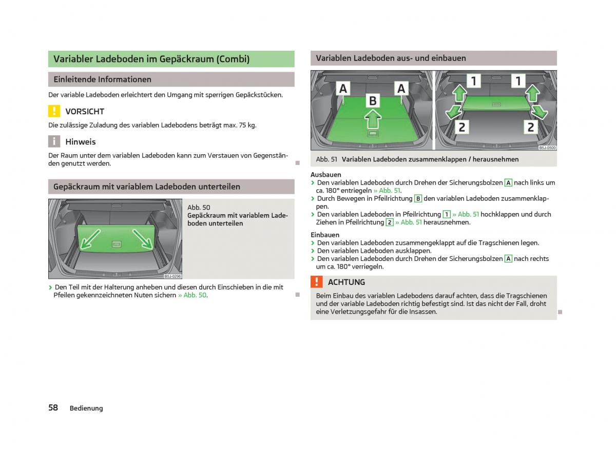 Skoda Fabia II 2 Handbuch / page 60