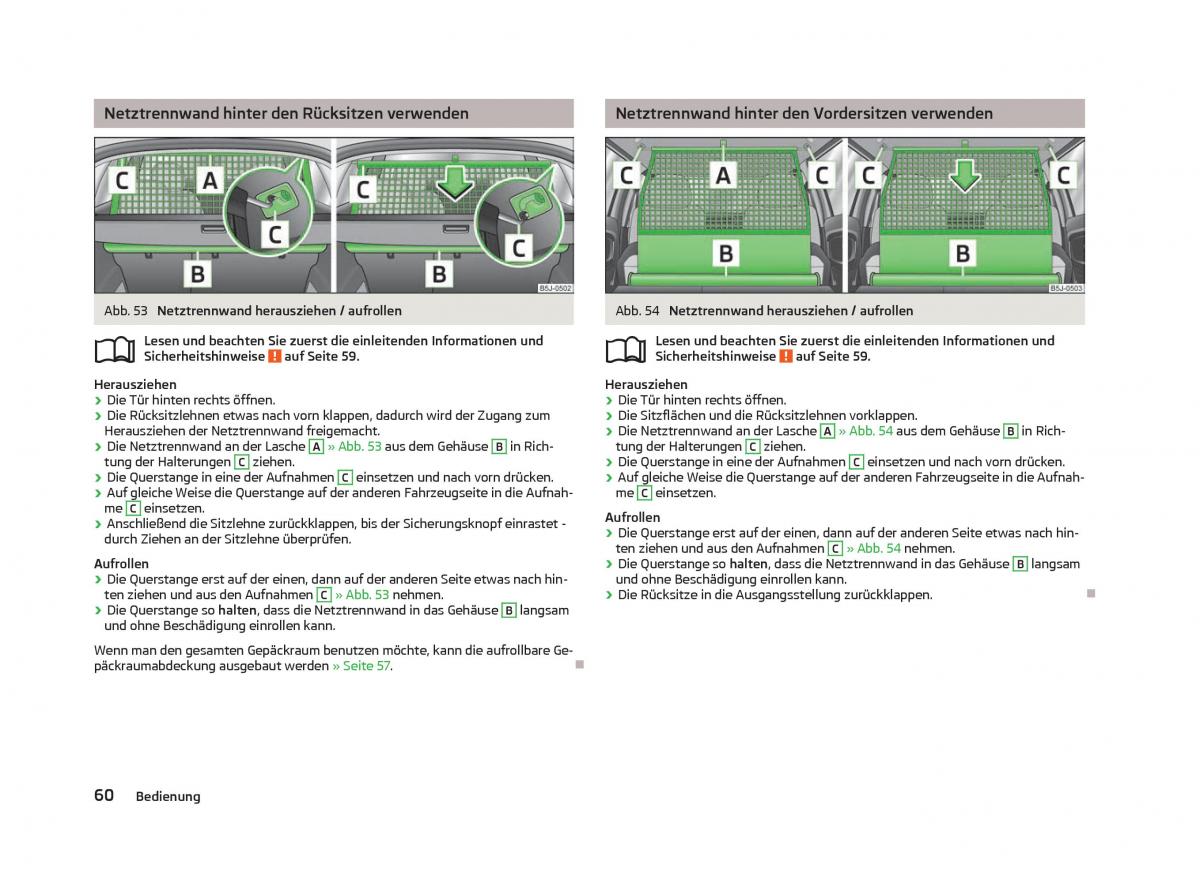 Skoda Fabia II 2 Handbuch / page 62