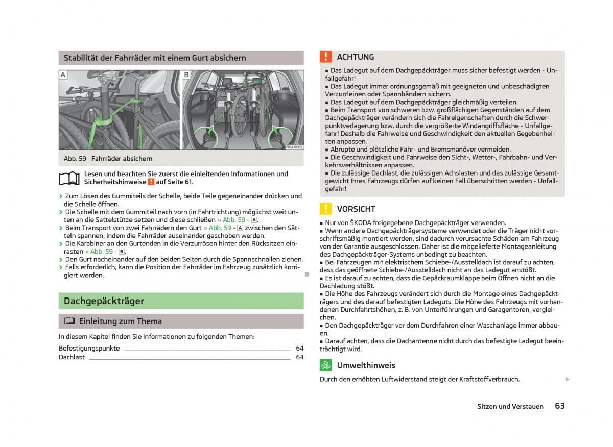 Skoda Fabia II 2 Handbuch / page 65