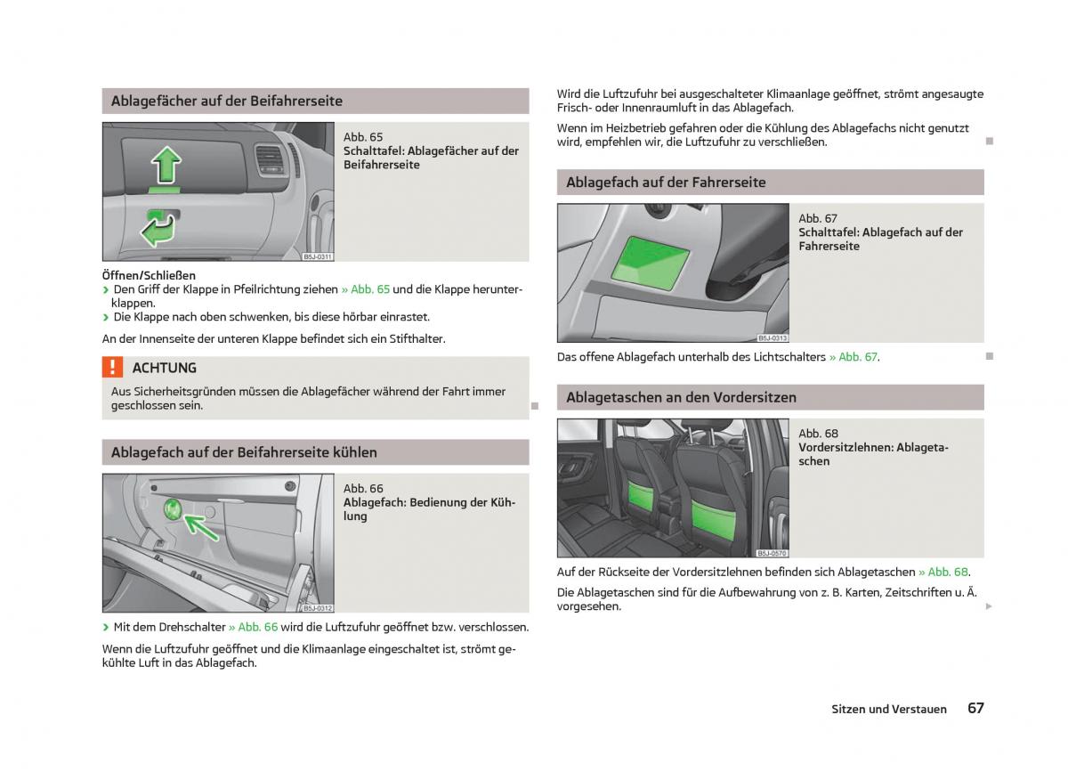 Skoda Fabia II 2 Handbuch / page 69