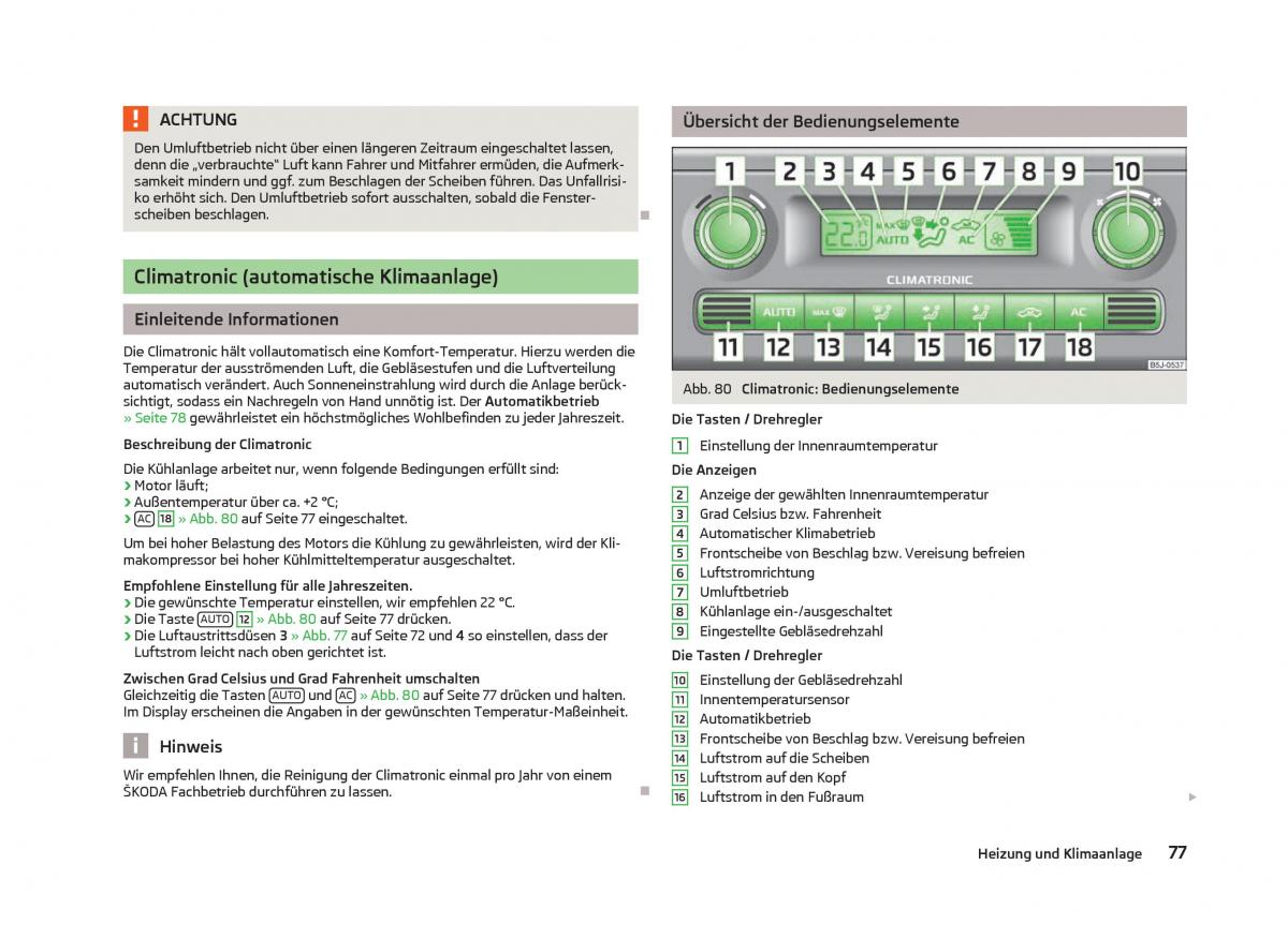 Skoda Fabia II 2 Handbuch / page 79