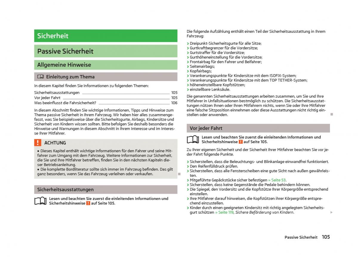 Skoda Fabia II 2 Handbuch / page 107