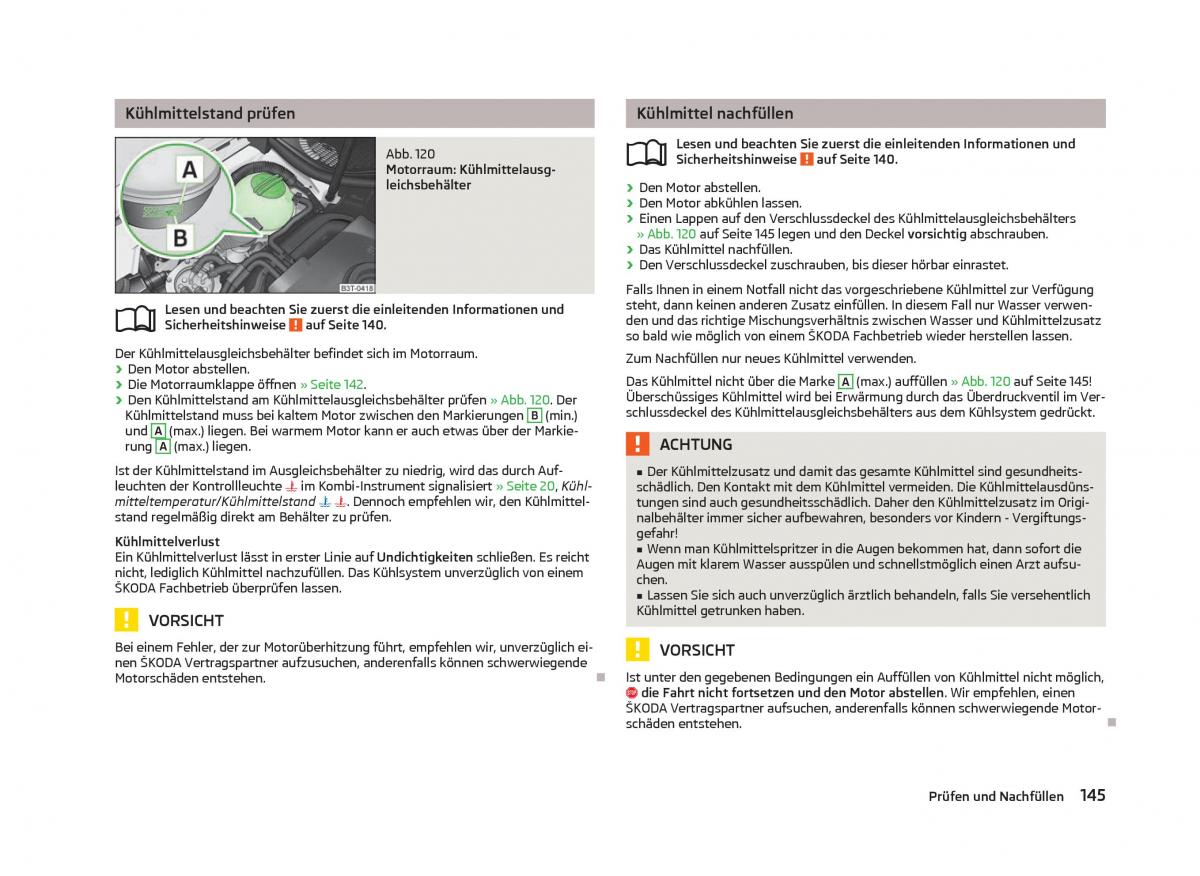 Skoda Fabia II 2 Handbuch / page 147