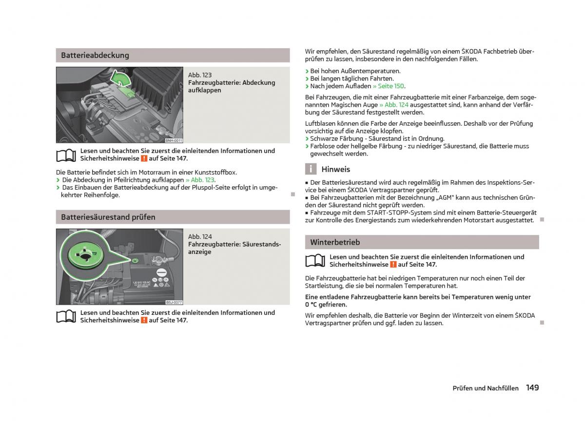 Skoda Fabia II 2 Handbuch / page 151