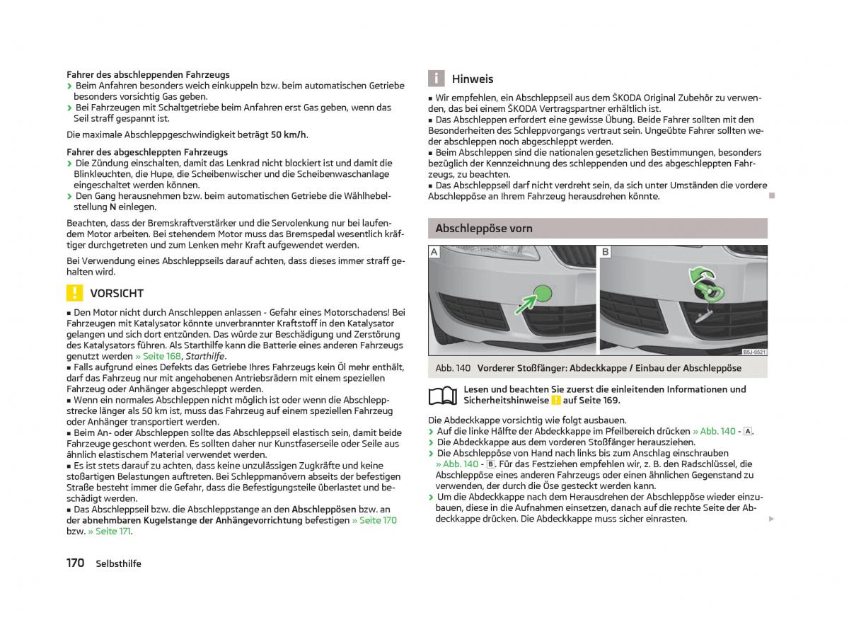 Skoda Fabia II 2 Handbuch / page 172