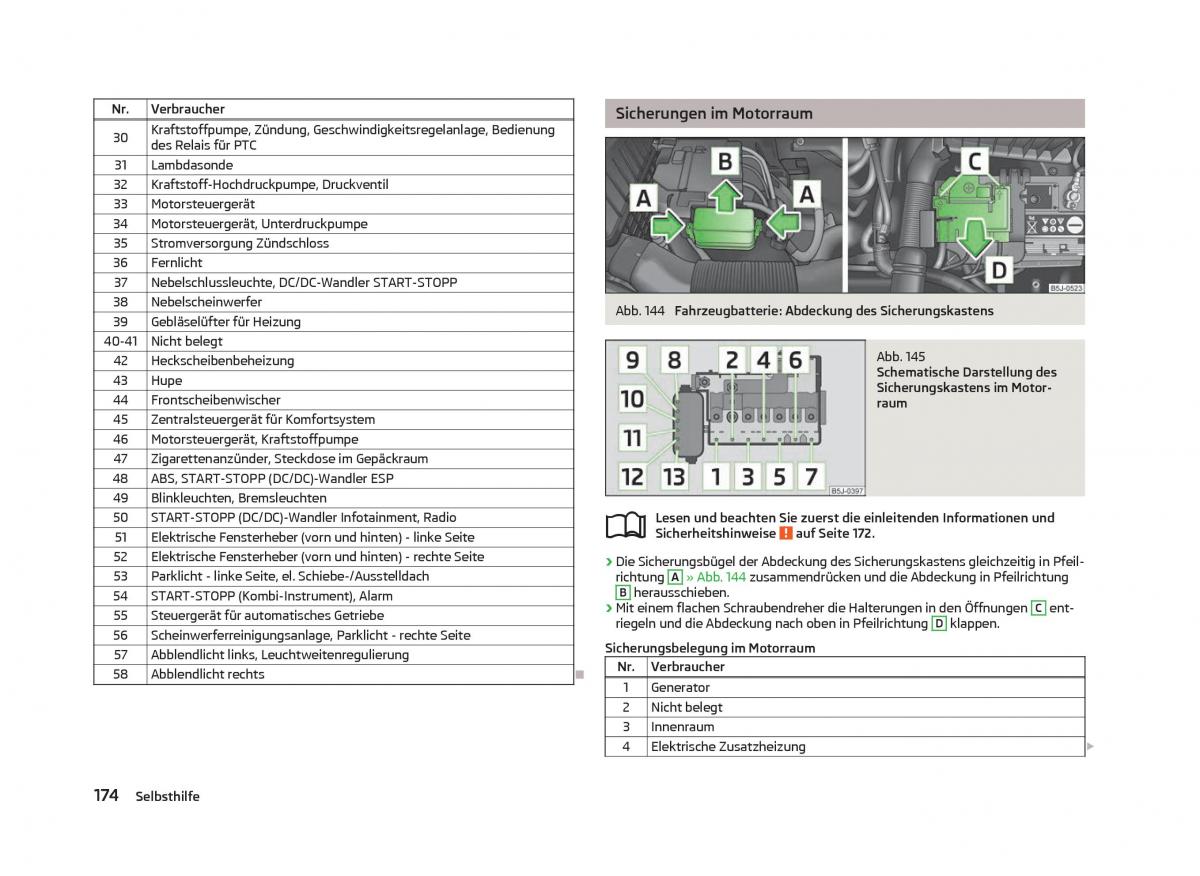 Skoda Fabia II 2 Handbuch / page 176