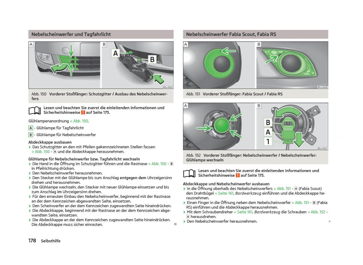 Skoda Fabia II 2 Handbuch / page 180