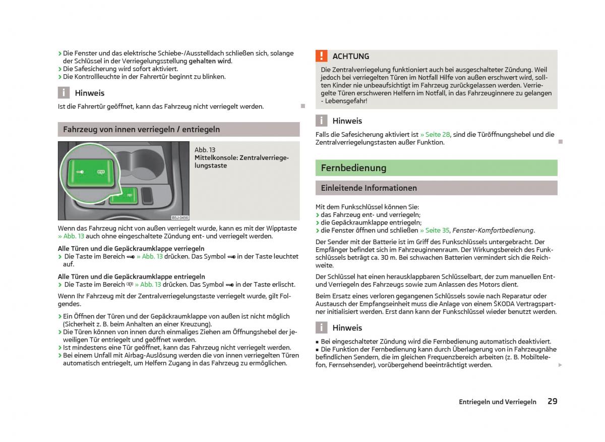 Skoda Fabia II 2 Handbuch / page 31