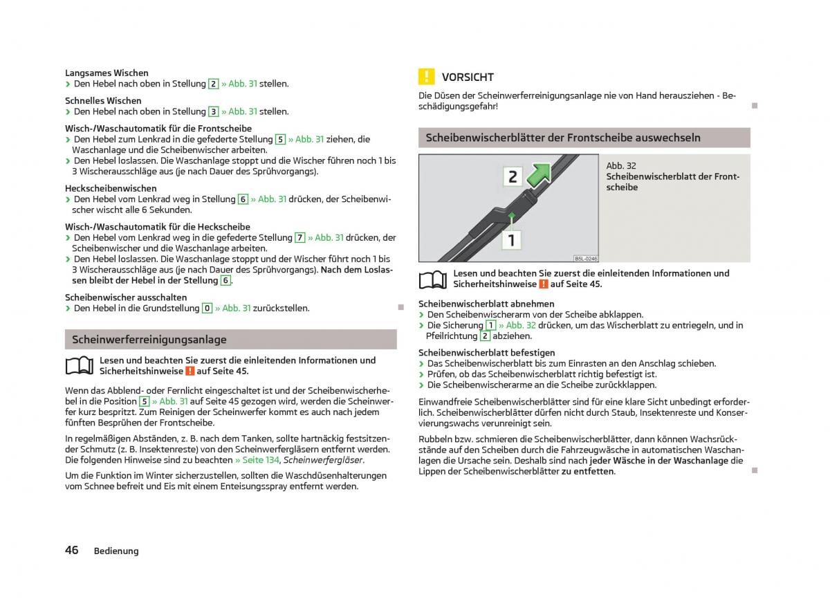 Skoda Fabia II 2 Handbuch / page 48