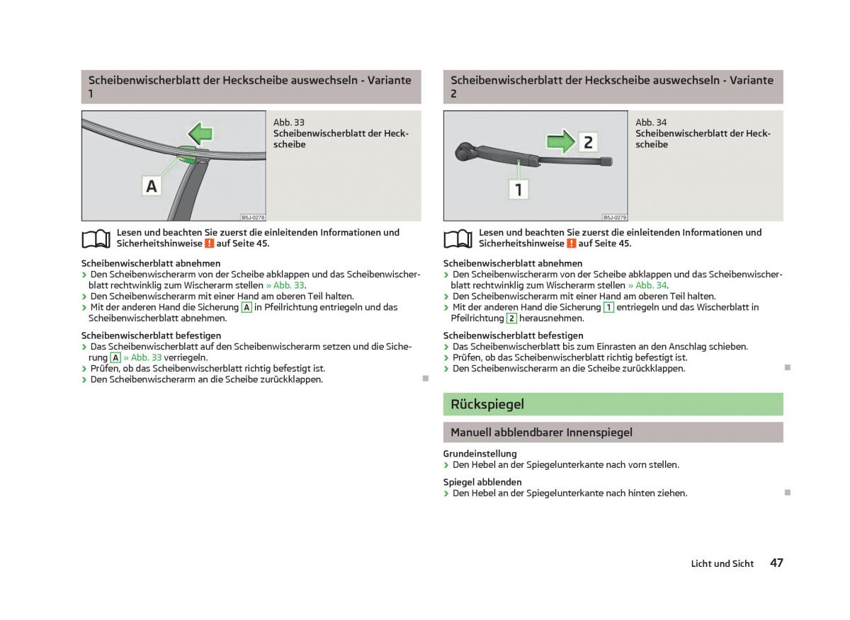 Skoda Fabia II 2 Handbuch / page 49