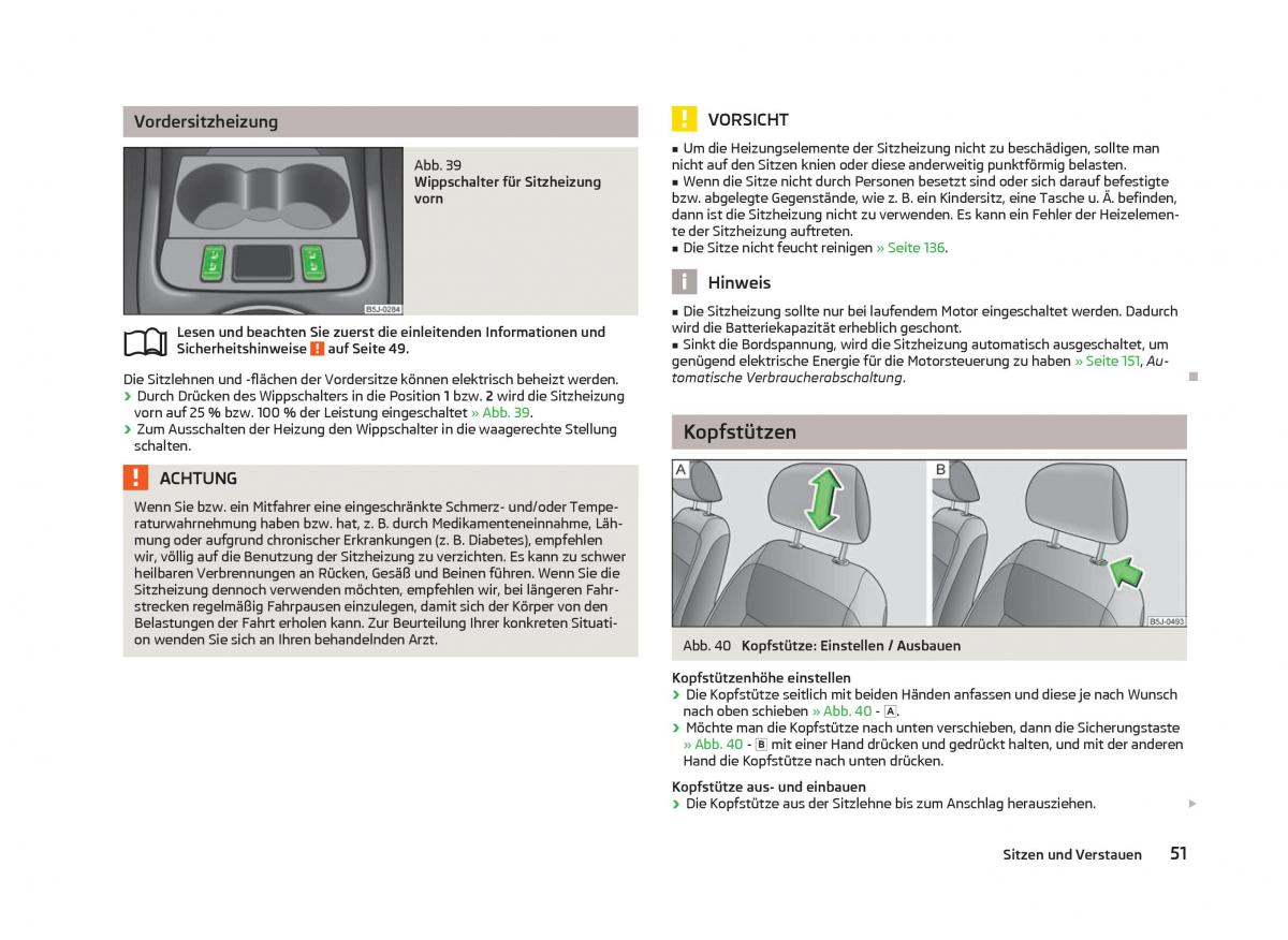 Skoda Fabia II 2 Handbuch / page 53