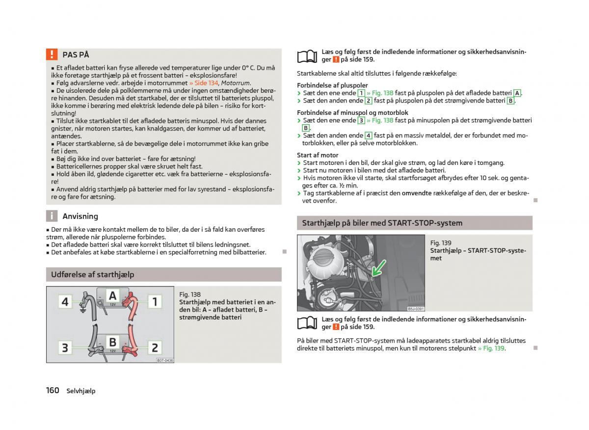 Skoda Fabia II 2 Bilens instruktionsbog / page 162