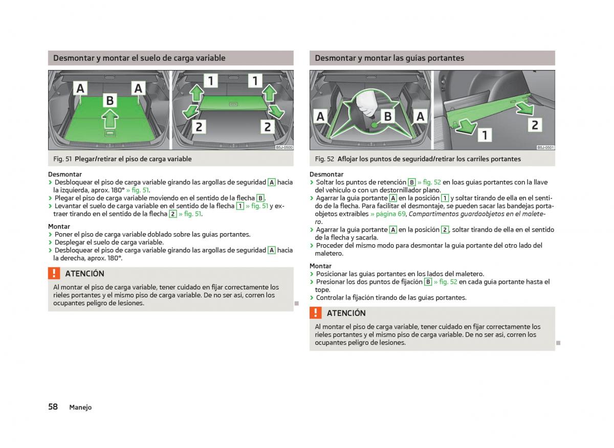 Skoda Fabia II 2 manual del propietario / page 60