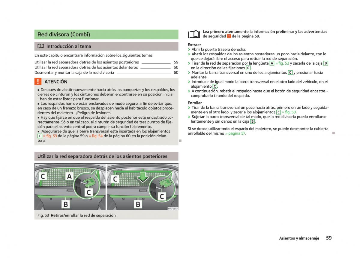 Skoda Fabia II 2 manual del propietario / page 61