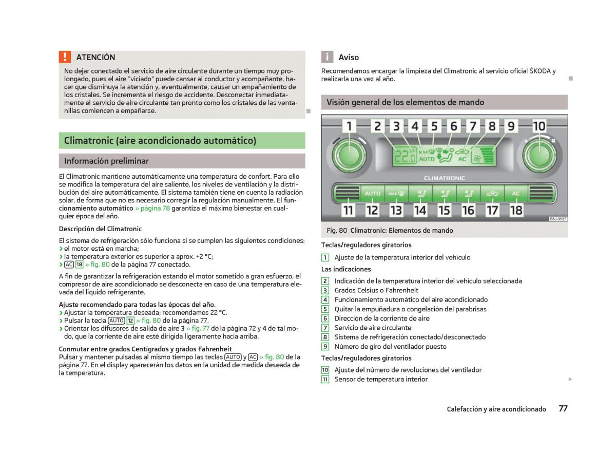 Skoda Fabia II 2 manual del propietario / page 79