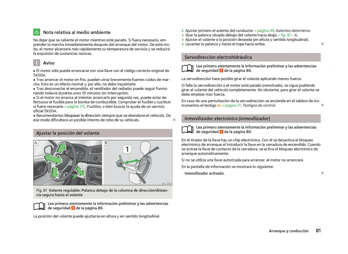 Skoda Fabia II 2 manual del propietario / page 83