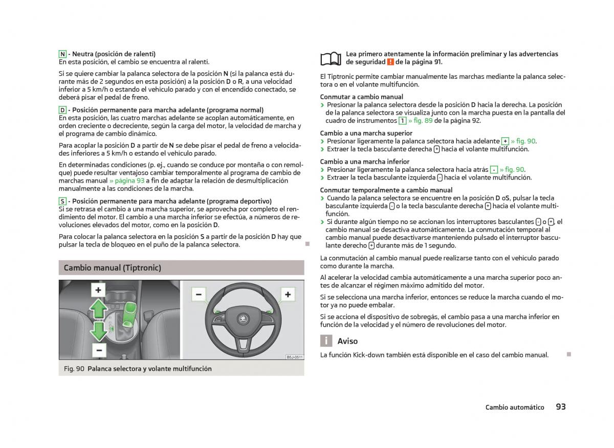 Skoda Fabia II 2 manual del propietario / page 95