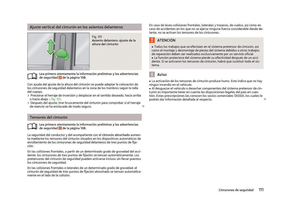 Skoda Fabia II 2 manual del propietario / page 113