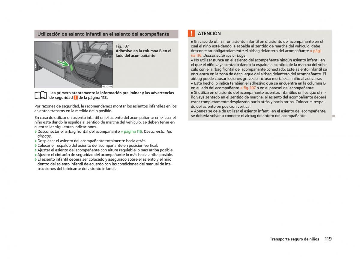 Skoda Fabia II 2 manual del propietario / page 121