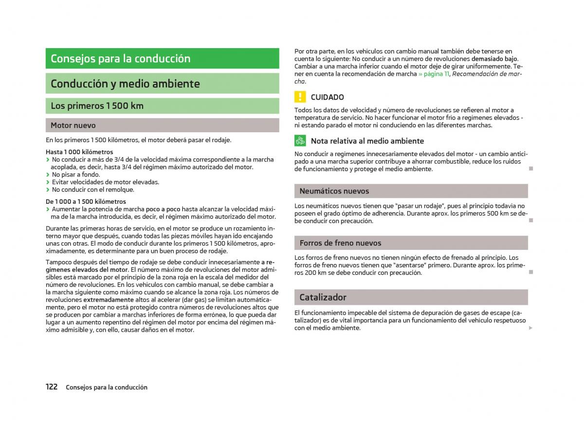 Skoda Fabia II 2 manual del propietario / page 124