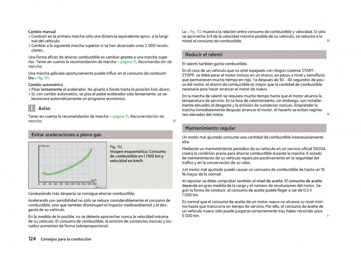 Skoda Fabia II 2 manual del propietario / page 126