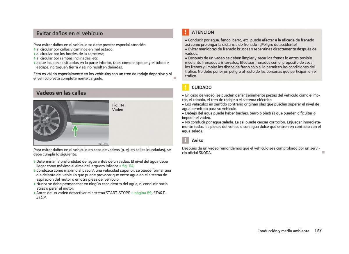 Skoda Fabia II 2 manual del propietario / page 129