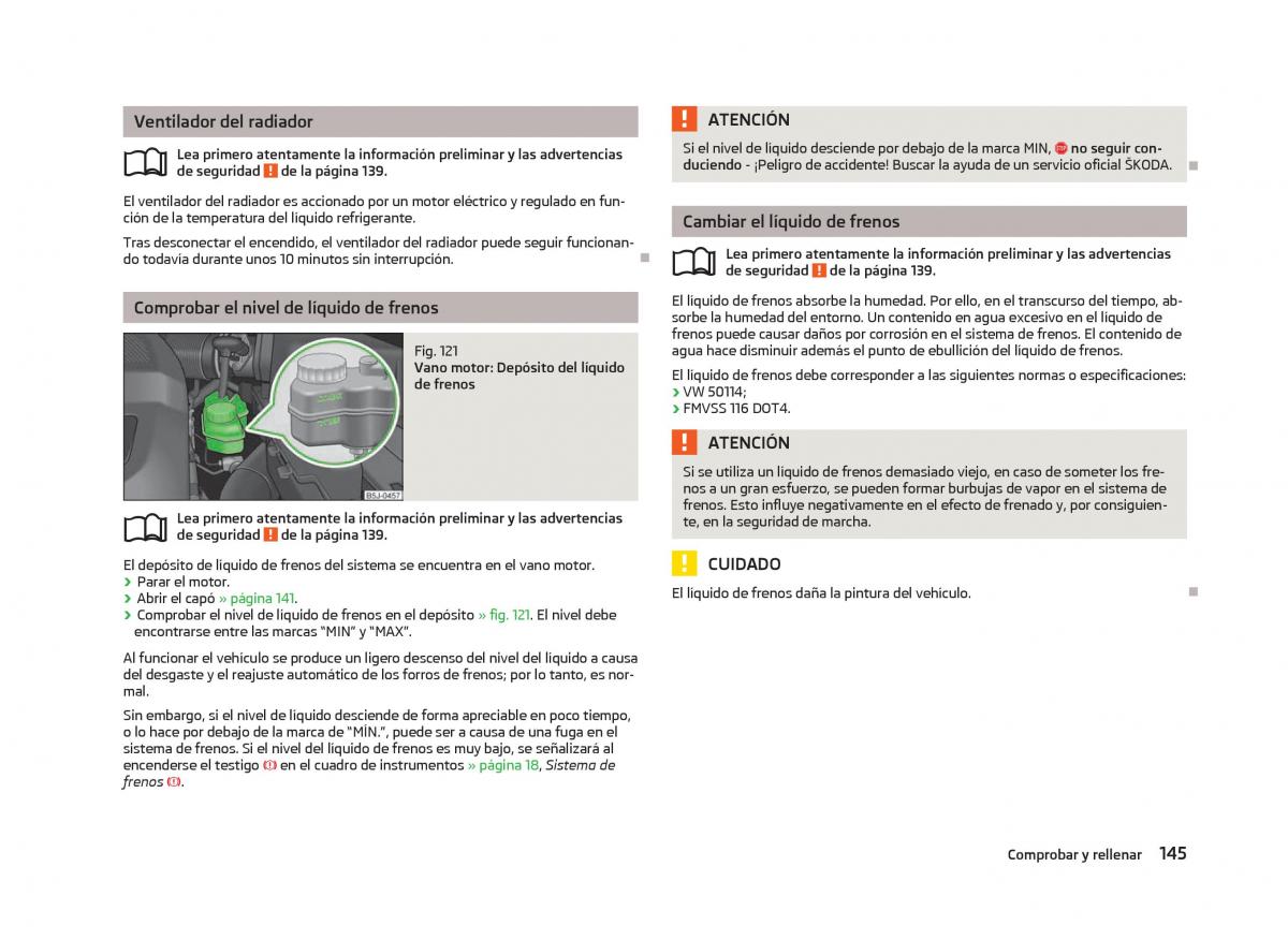 Skoda Fabia II 2 manual del propietario / page 147