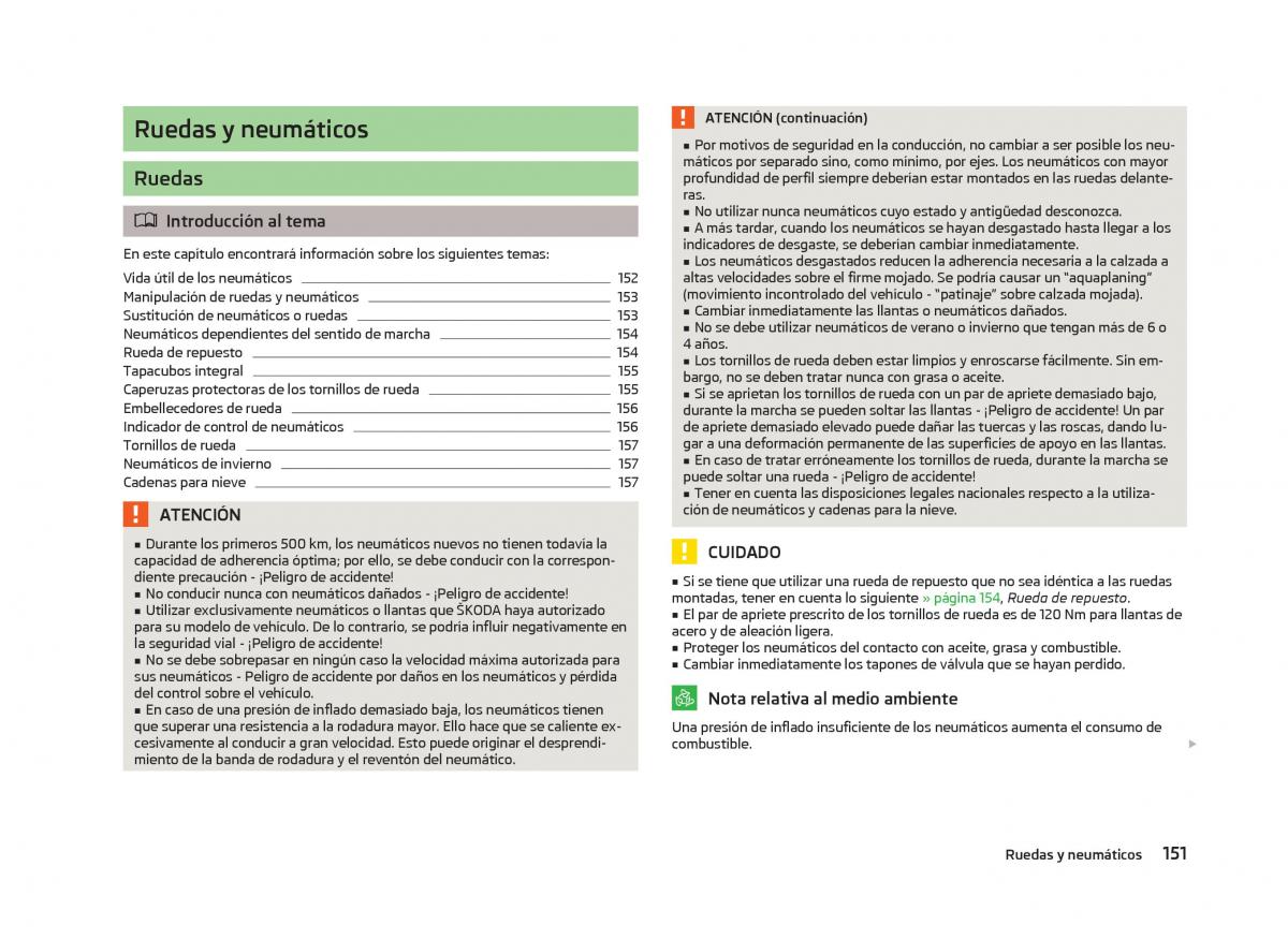 Skoda Fabia II 2 manual del propietario / page 153