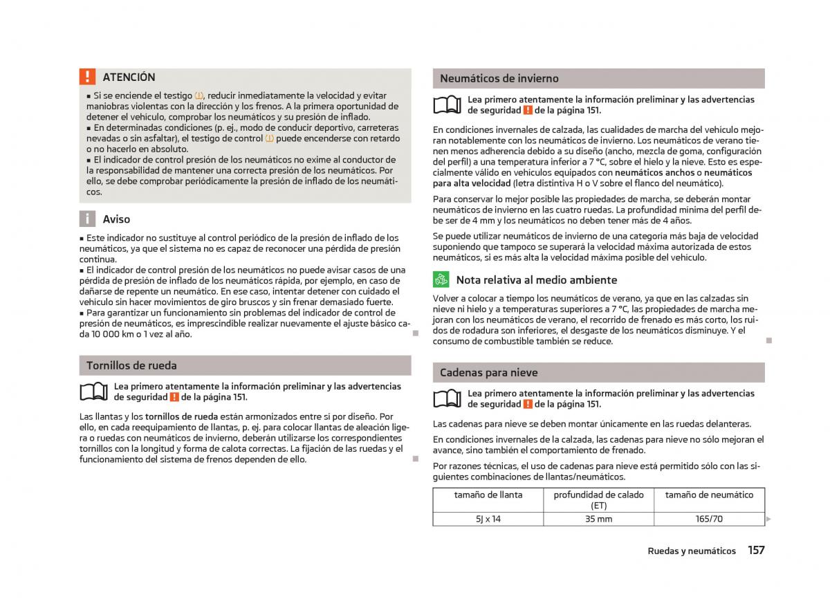 Skoda Fabia II 2 manual del propietario / page 159