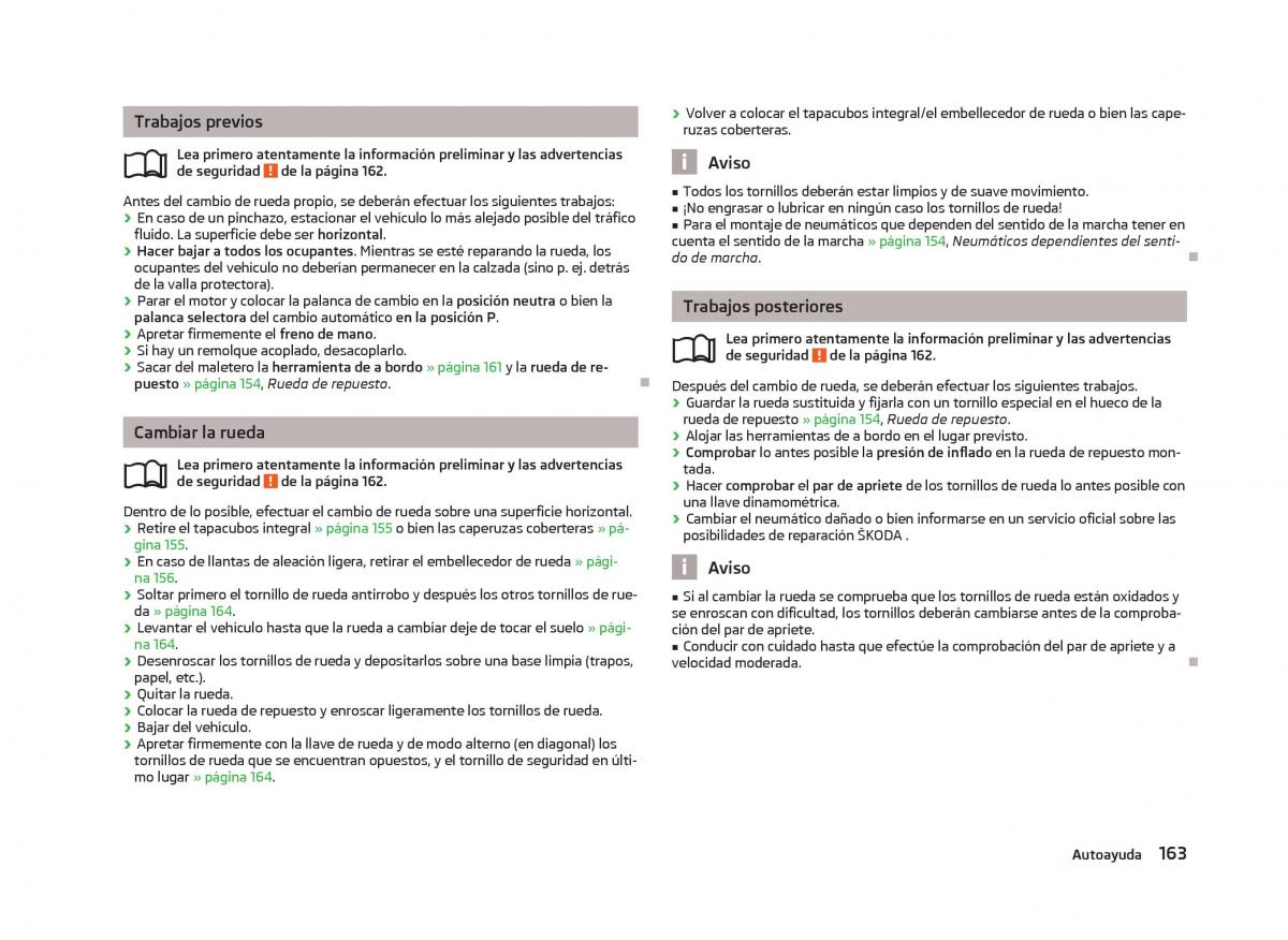 Skoda Fabia II 2 manual del propietario / page 165