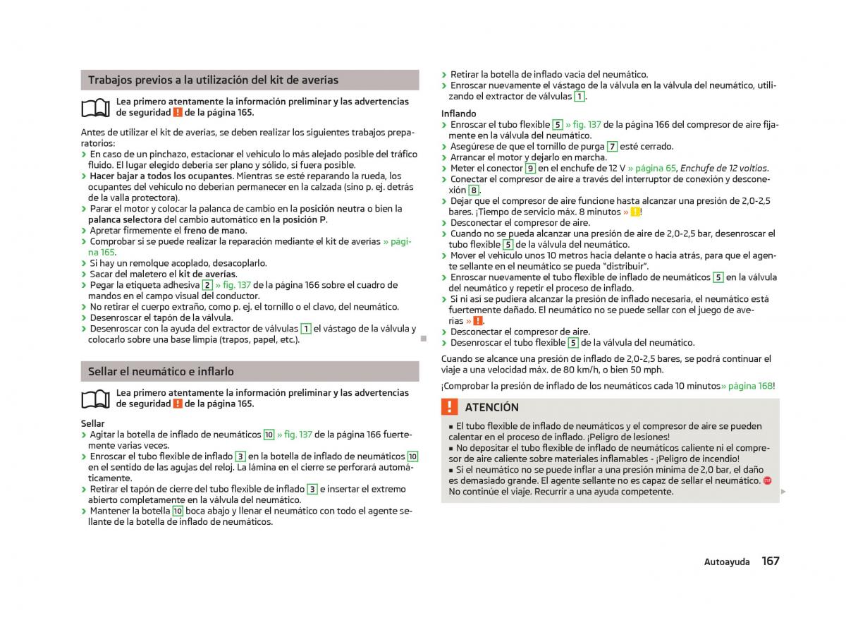 Skoda Fabia II 2 manual del propietario / page 169