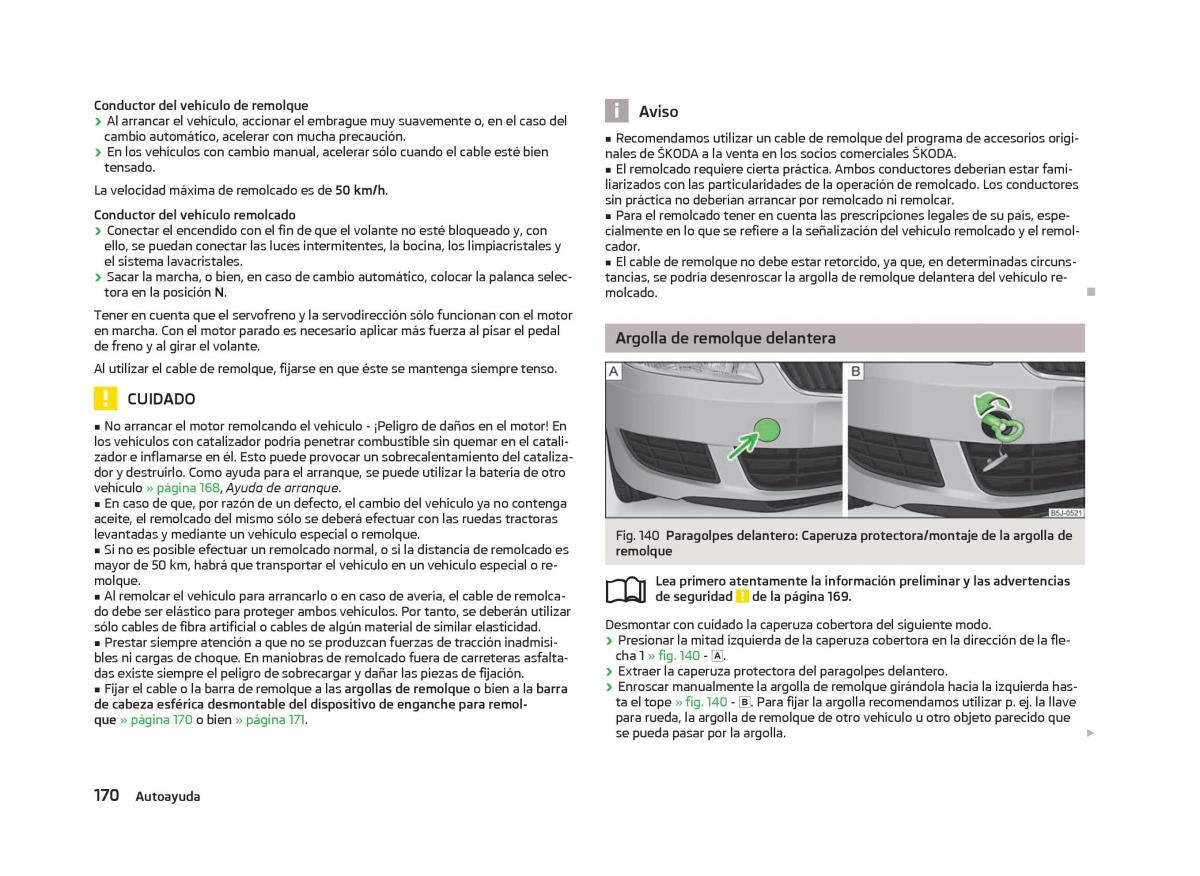 Skoda Fabia II 2 manual del propietario / page 172