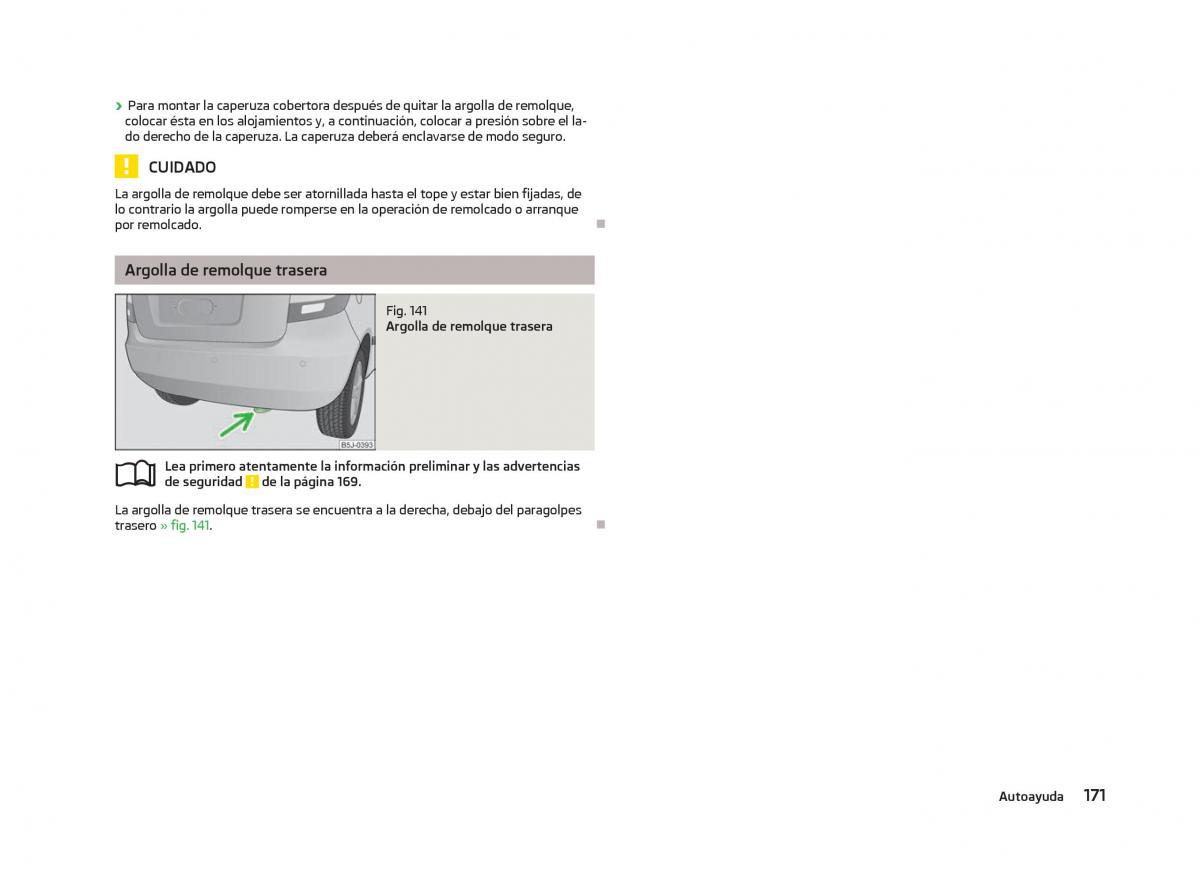 Skoda Fabia II 2 manual del propietario / page 173