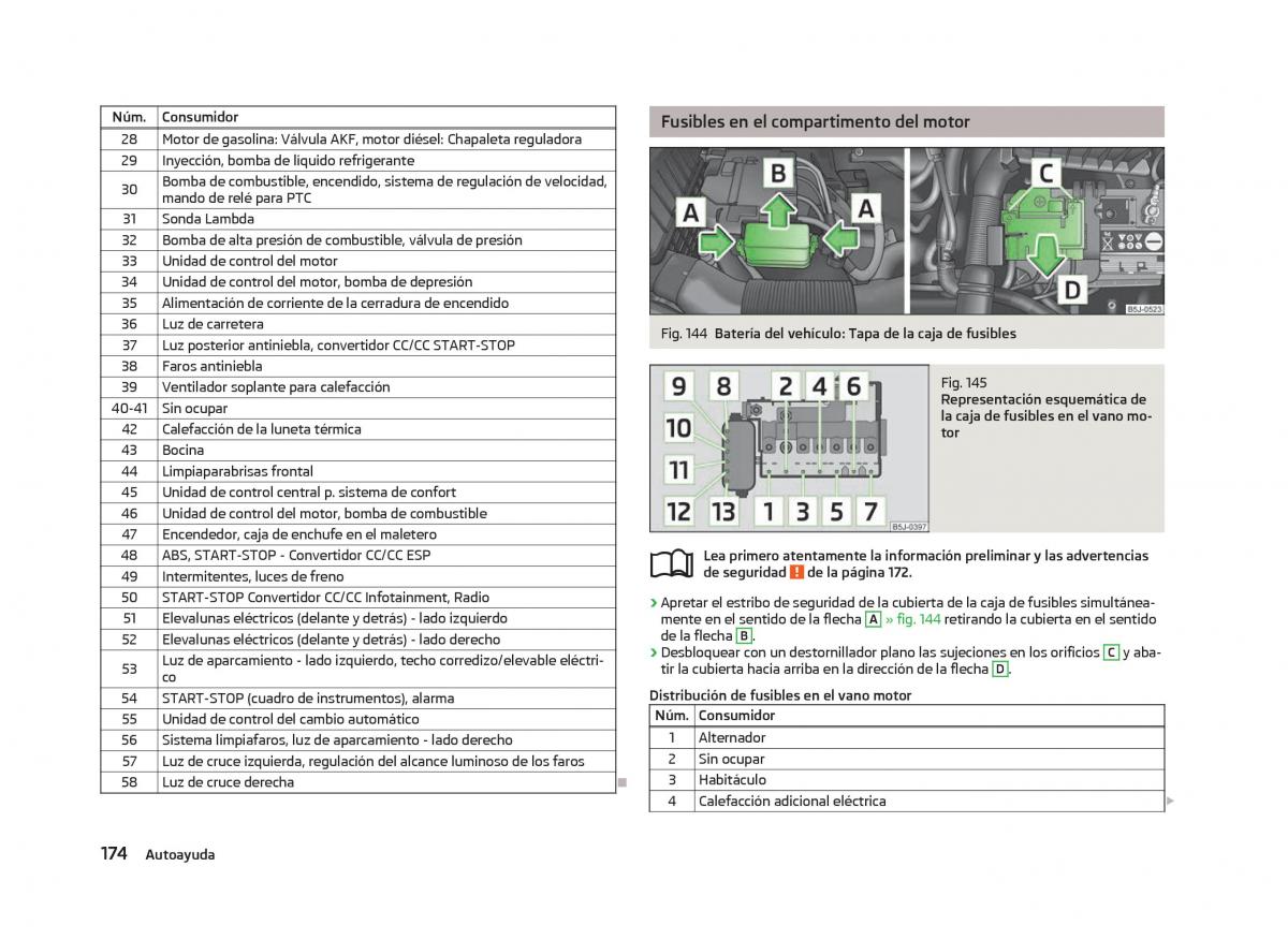 Skoda Fabia II 2 manual del propietario / page 176