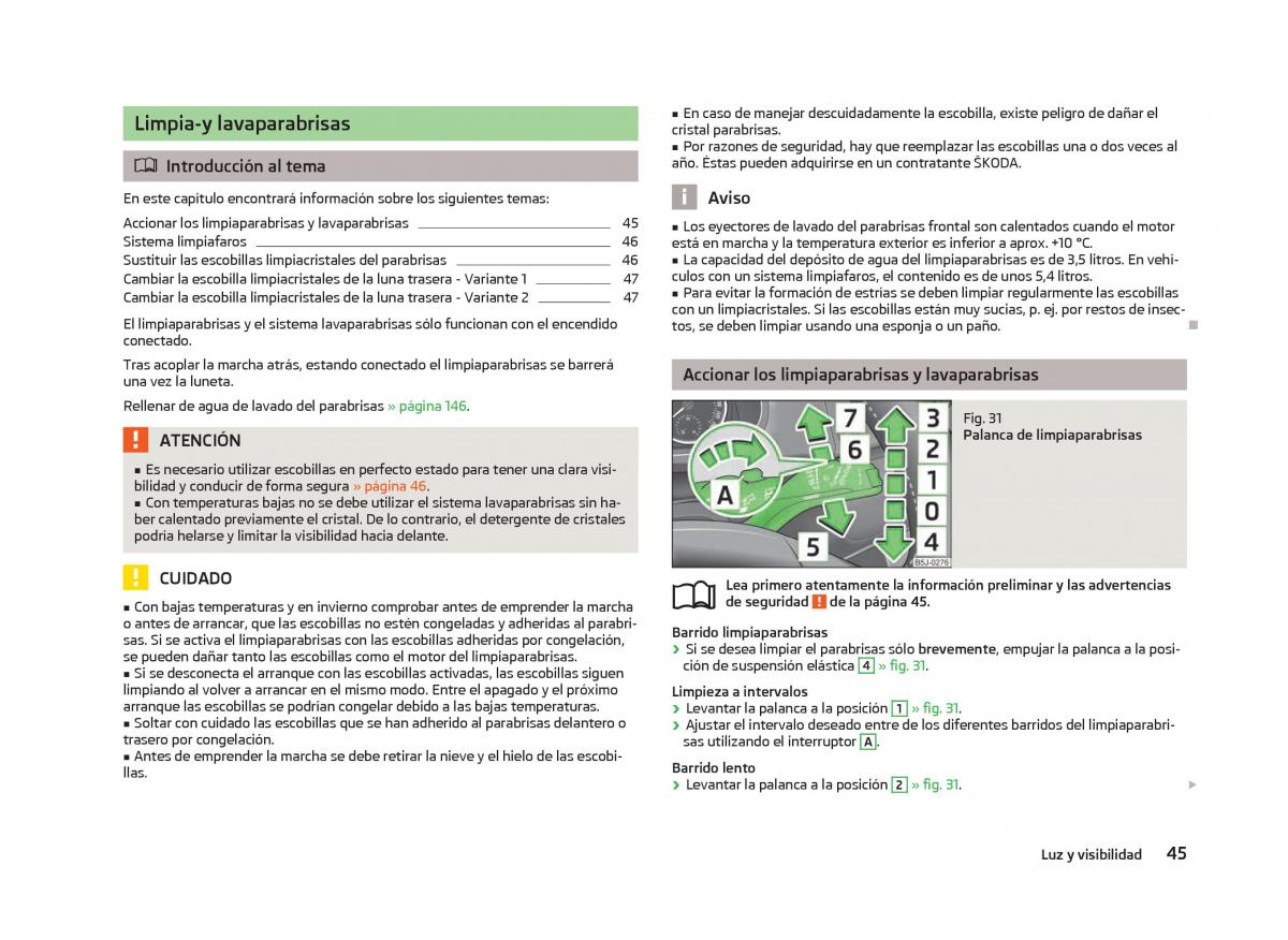 Skoda Fabia II 2 manual del propietario / page 47