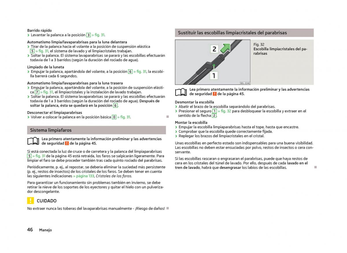 Skoda Fabia II 2 manual del propietario / page 48