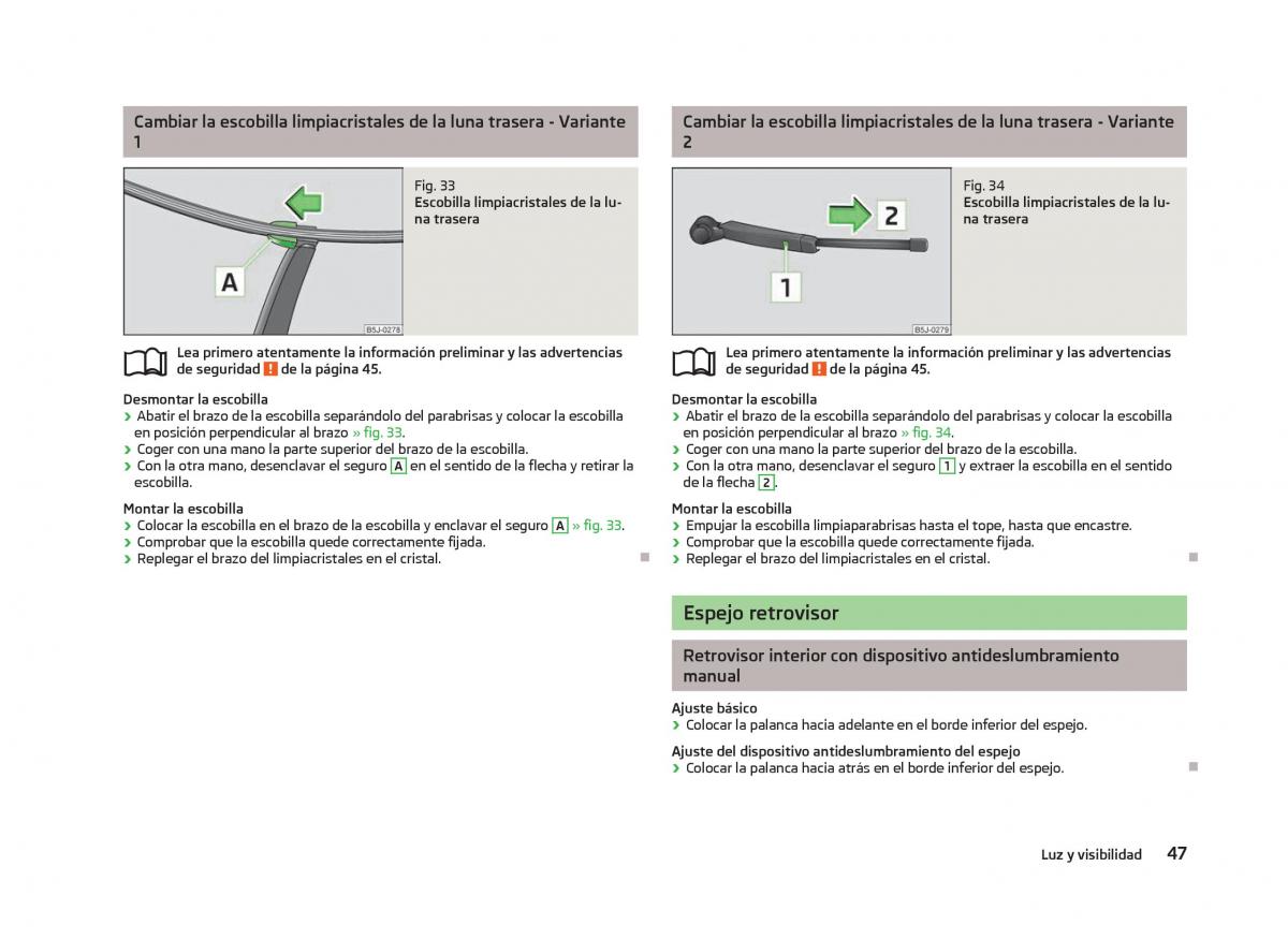 Skoda Fabia II 2 manual del propietario / page 49