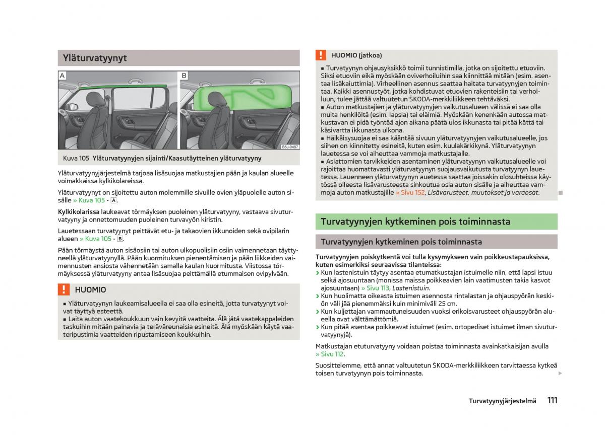 Skoda Fabia II 2 omistajan kasikirja / page 113