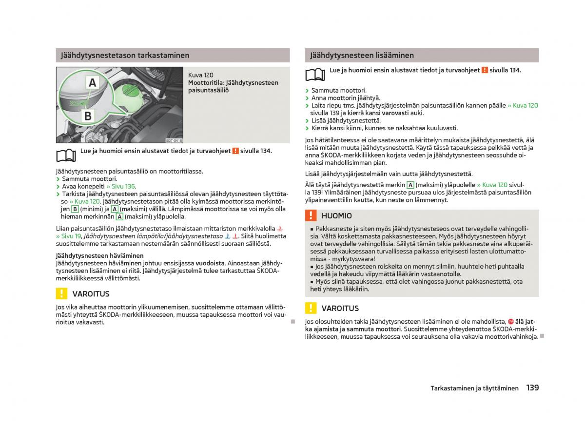 Skoda Fabia II 2 omistajan kasikirja / page 141