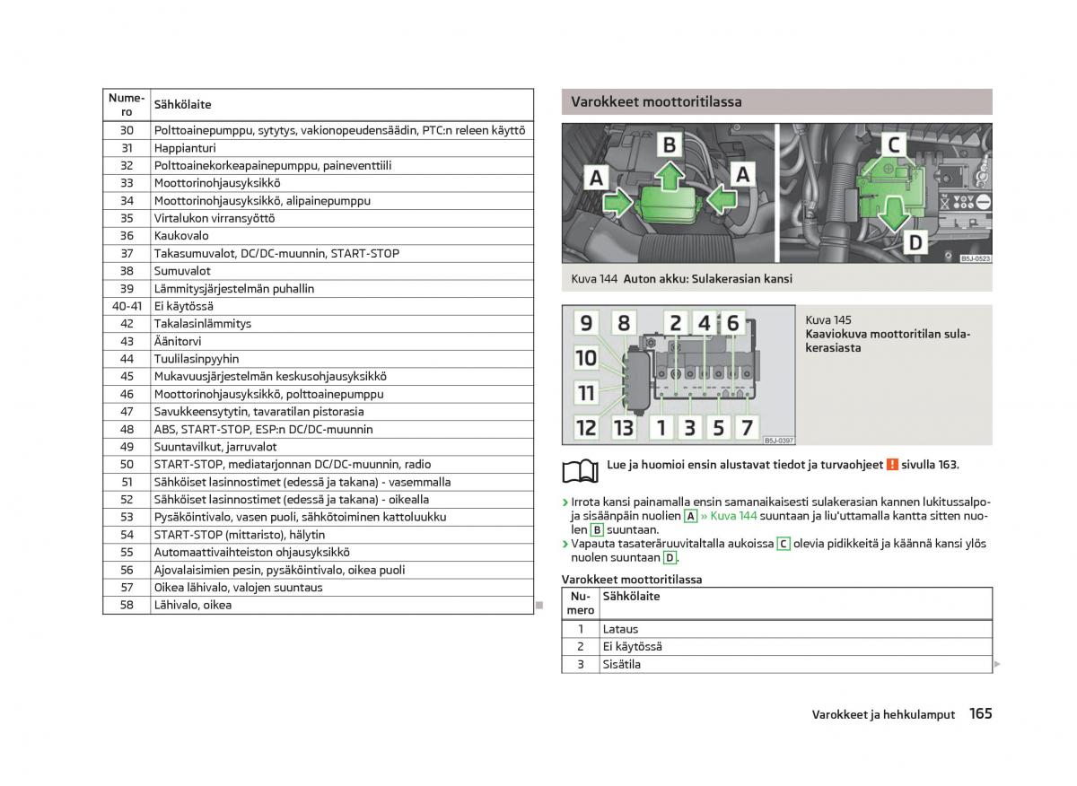 Skoda Fabia II 2 omistajan kasikirja / page 167