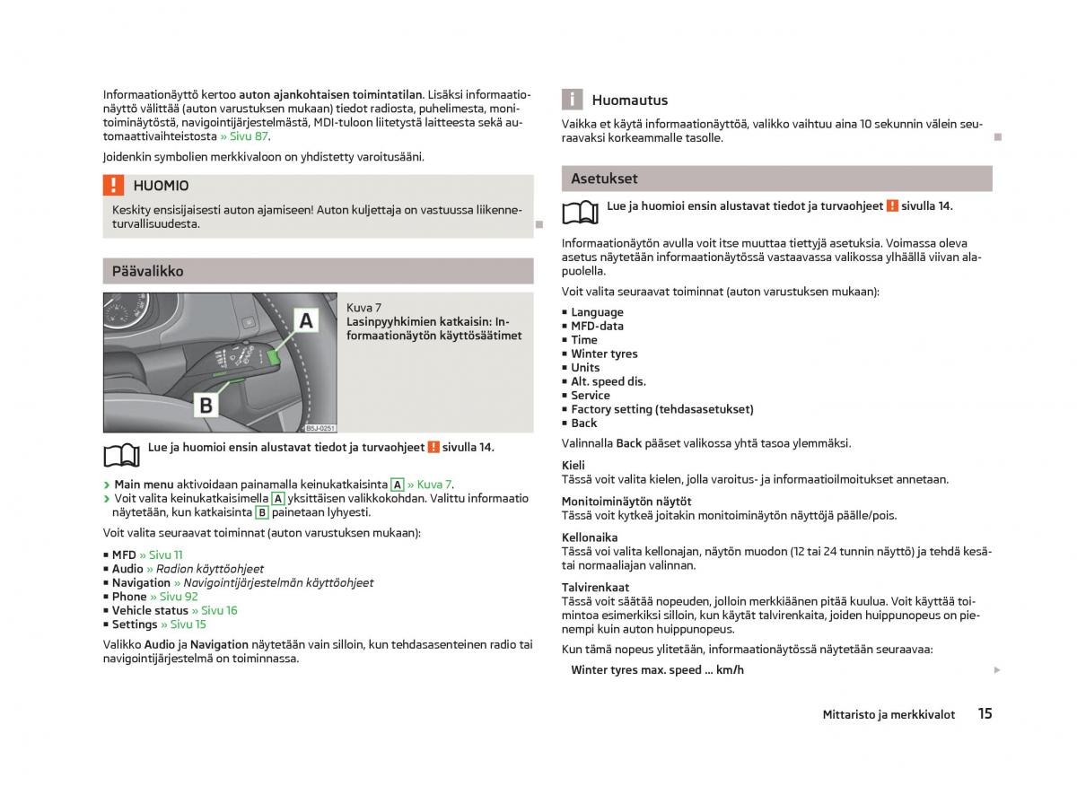 Skoda Fabia II 2 omistajan kasikirja / page 17