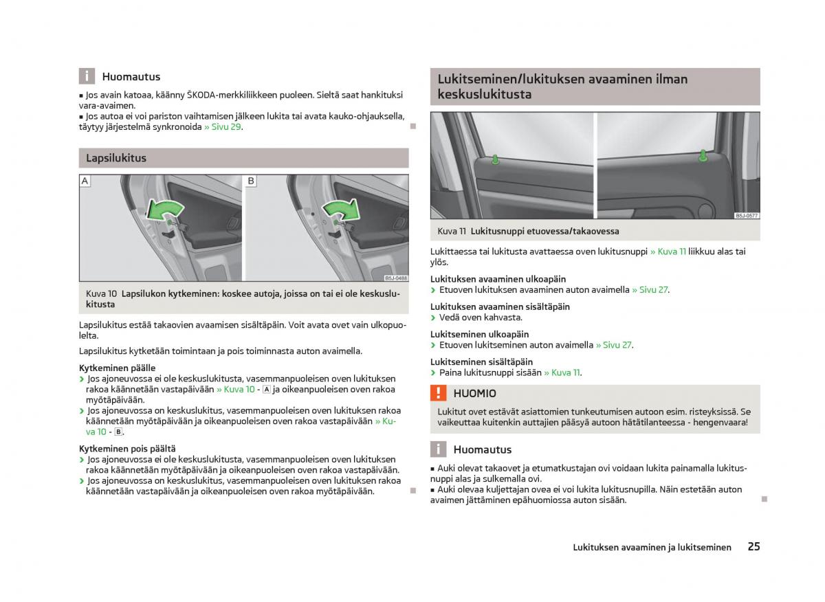 Skoda Fabia II 2 omistajan kasikirja / page 27