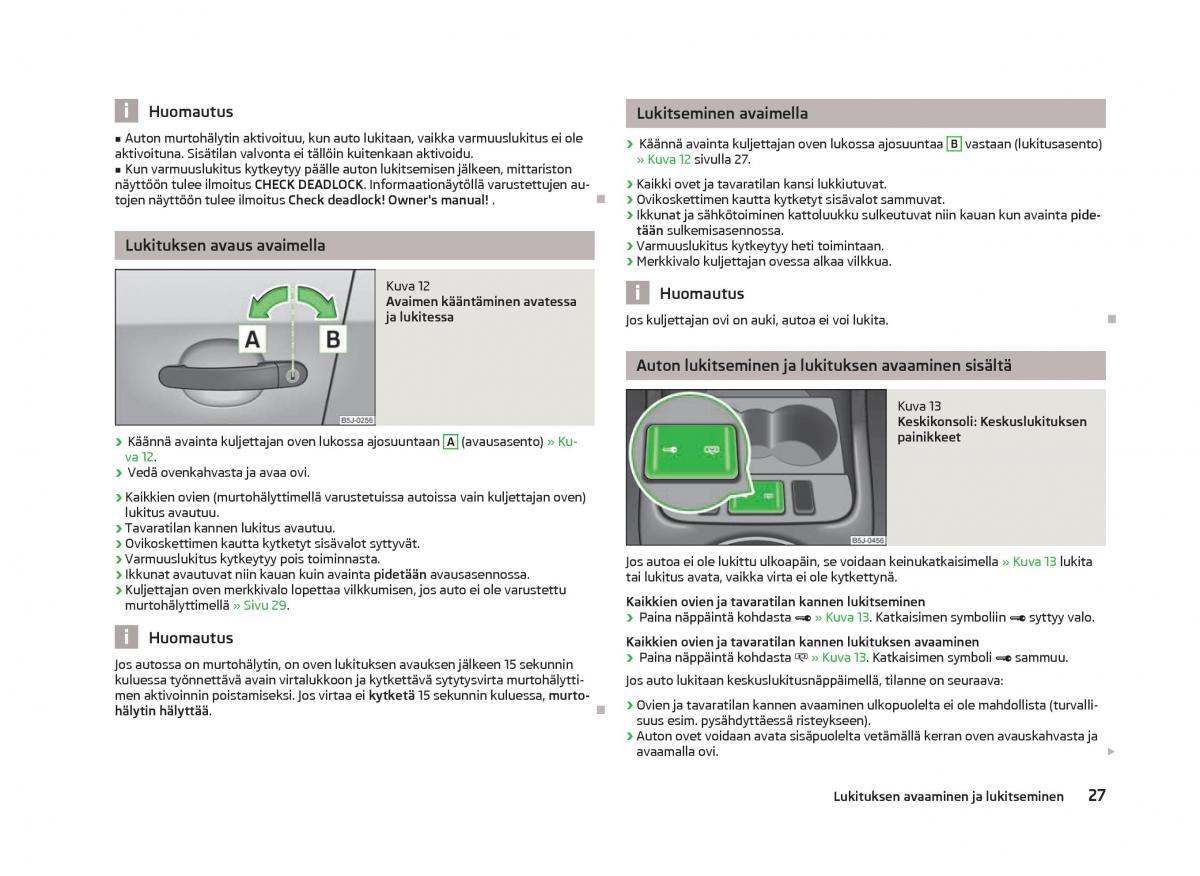 Skoda Fabia II 2 omistajan kasikirja / page 29