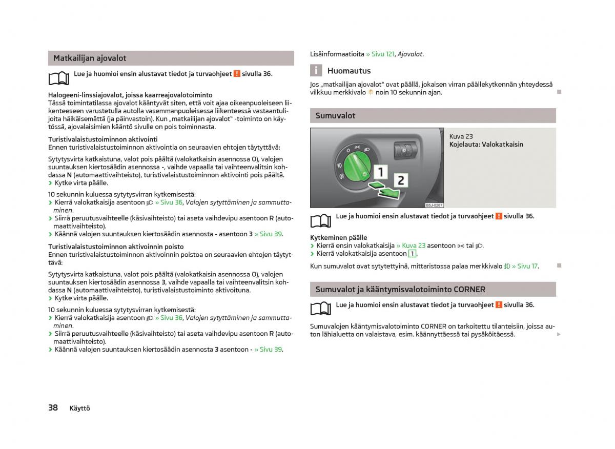 Skoda Fabia II 2 omistajan kasikirja / page 40