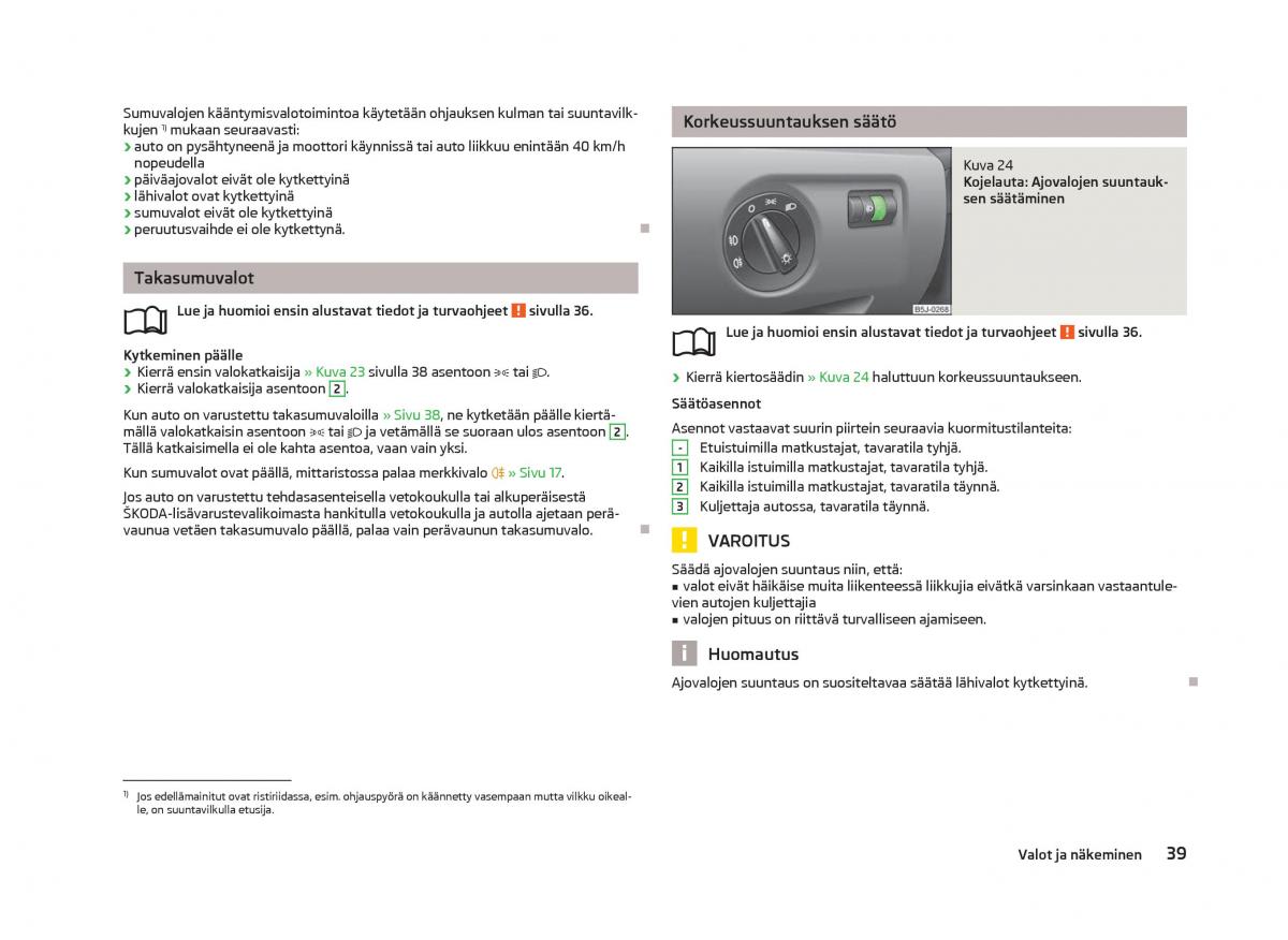 Skoda Fabia II 2 omistajan kasikirja / page 41